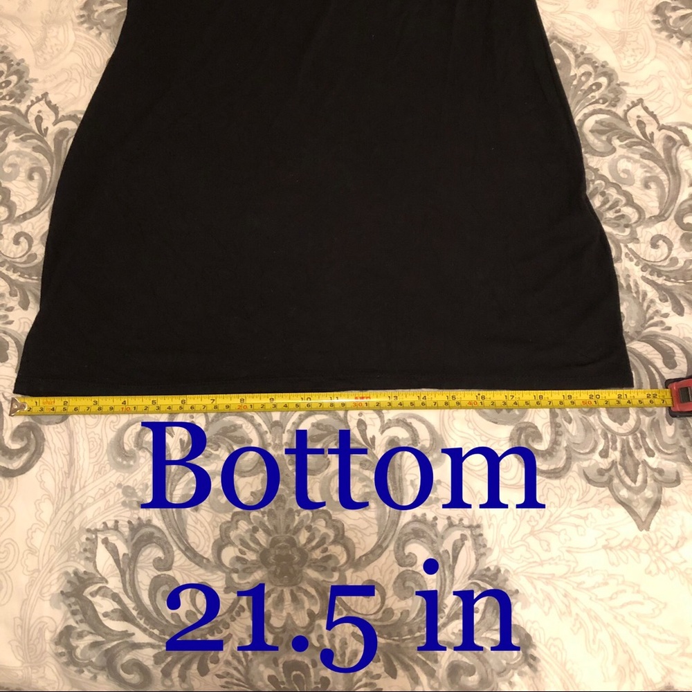 NWOT  (Boutique) Caralase Black T-Shirt Dress - Picture 4 of 7